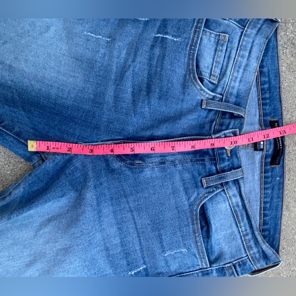 Flying Monkey Distresed Denim Jeans Women Size 27 - Picture 7 of 9